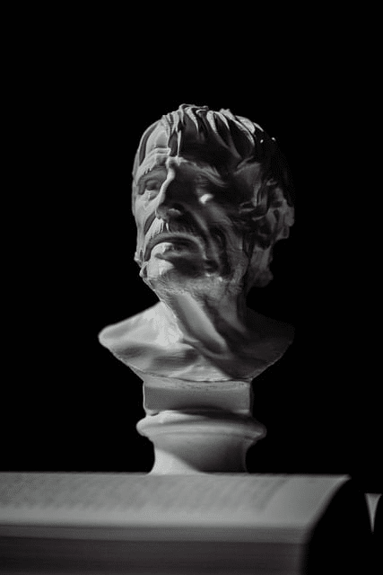 seneca, philosopher, statue